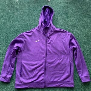 nike full zip purple hoodie